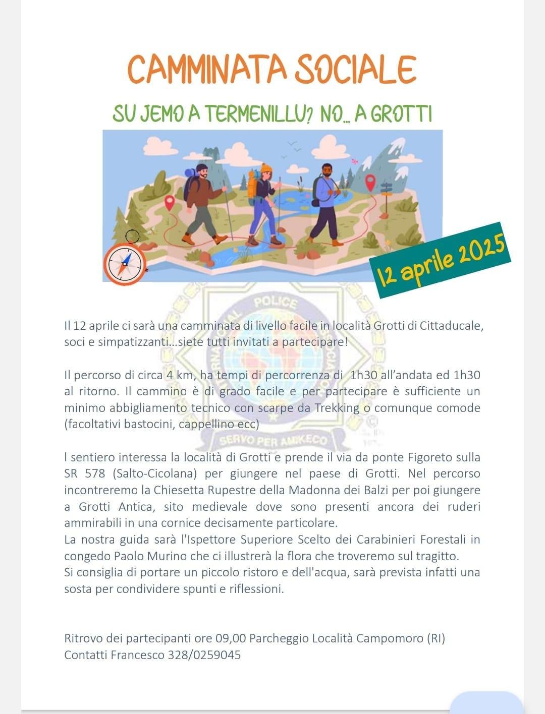 camminata sociale IPA