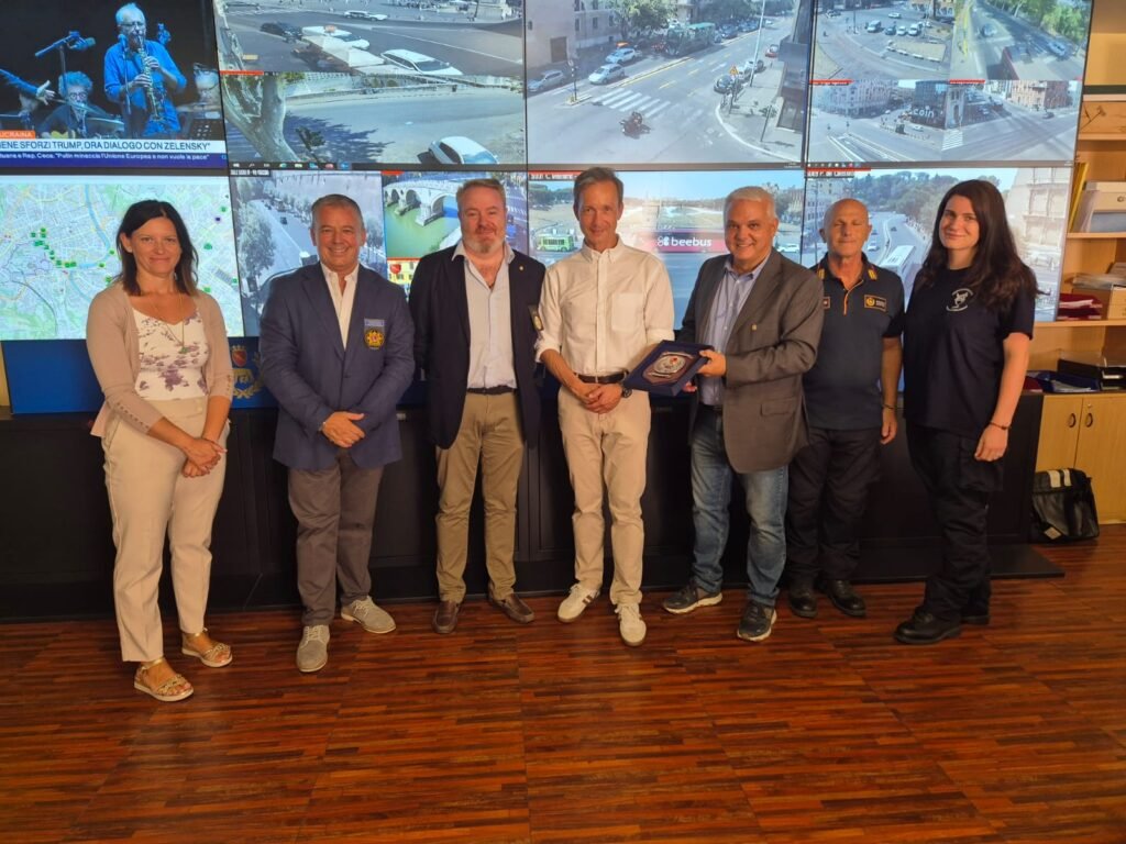 il Questore Di Amburgo e socio Ipa dr.Falk Schnabel in visita a Roma