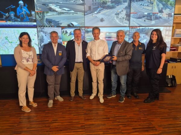 il Questore Di Amburgo e socio Ipa dr.Falk Schnabel in visita a Roma