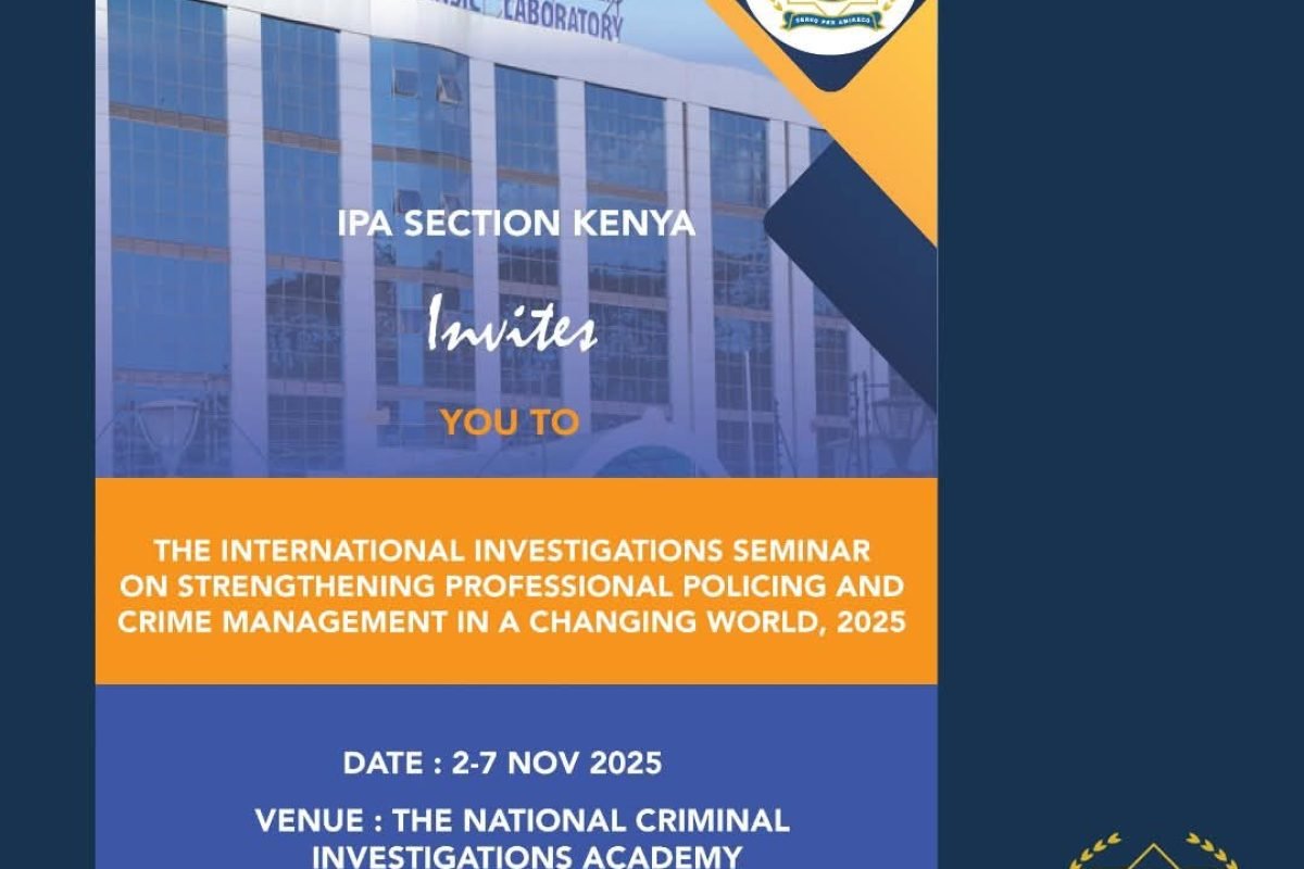 Seminario Internazionale investigazioni IPA Kenia