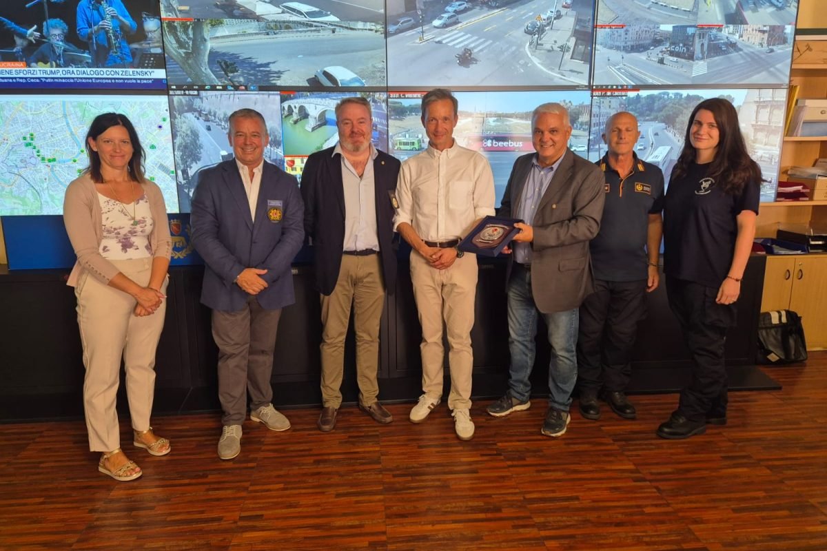 il Questore Di Amburgo e socio Ipa dr.Falk Schnabel in visita a Roma